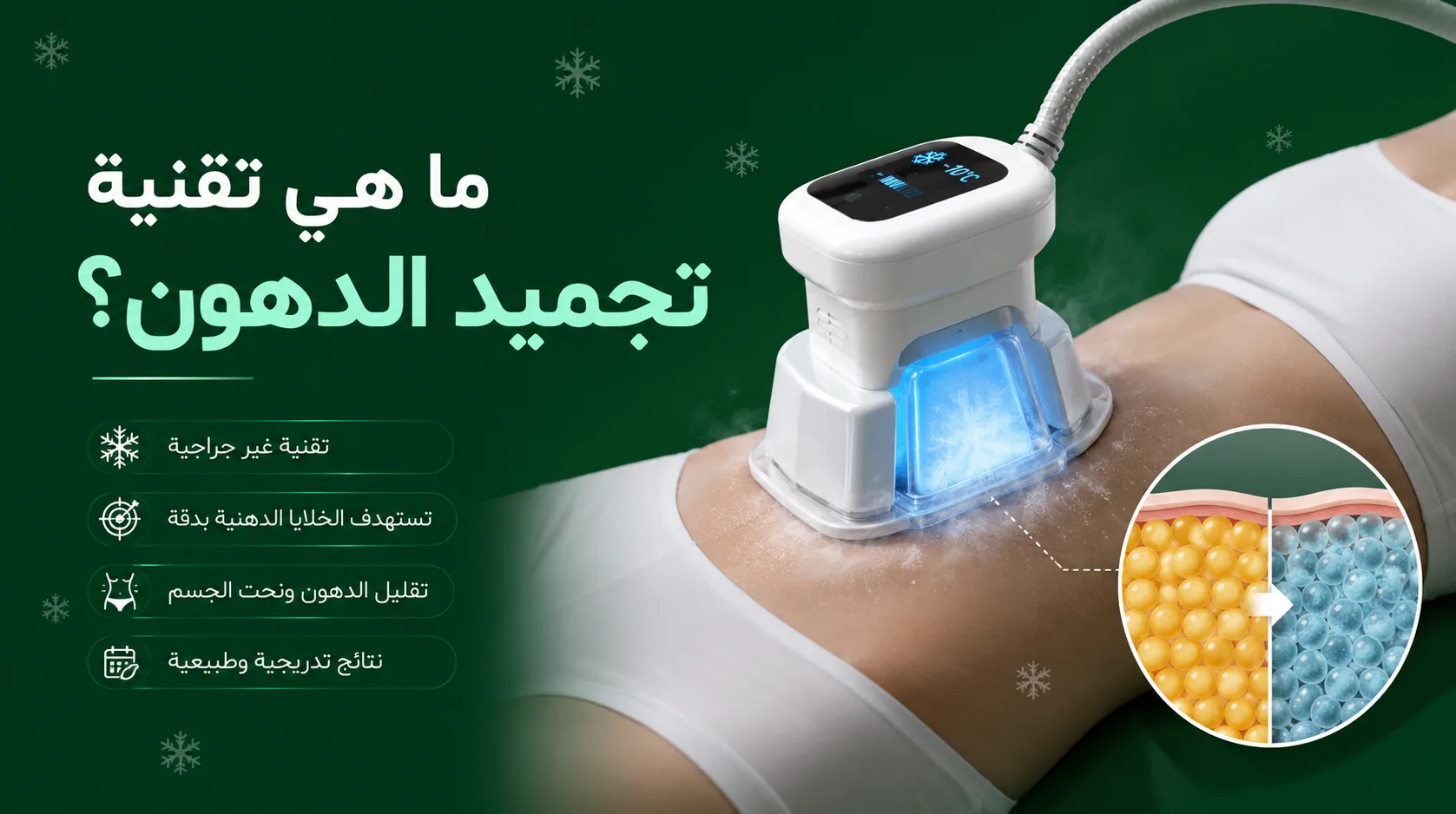 ما هي تقنية تجميد الدهون؟